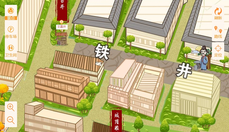 安源智慧景区：手绘地图与语音导览的完美融合